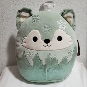 Squishmallows 12" Oakley, The Green Wolf Ornament Plush